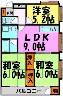 エクレールフジ【1階】の間取り