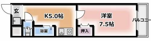 グレイス門真南【3階】の間取り