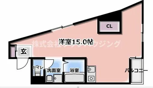 幸福ハイツ【4階】の間取り