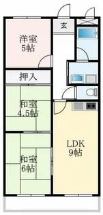 グレイスコート【2階】の間取り