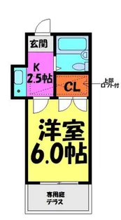 マンショントニオー能勢口第二【103号室】の間取り