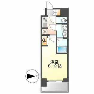 S-RESIDENCE熱田【10階】の間取り