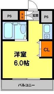 上中マンション【205号室】の間取り