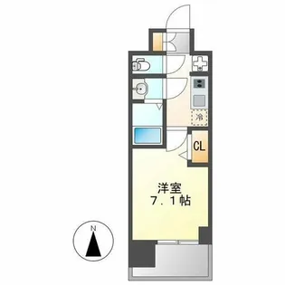 プレサンス THE 栄【13階】の間取り