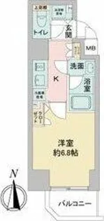 APEX名古屋栄Premier Life【8階】の間取り