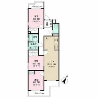 グランドメゾン南明【3階】の間取り