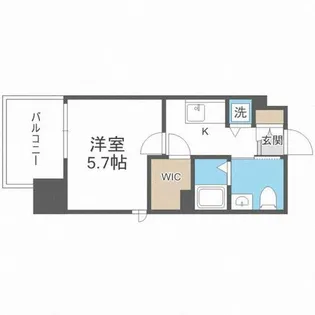 Live Casa県庁前【8階】の間取り