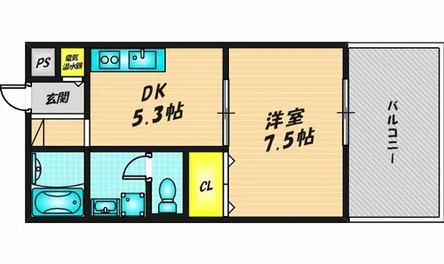 パルティーダ【105号室】の間取り