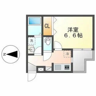 ルシエル吹上【103号室】の間取り