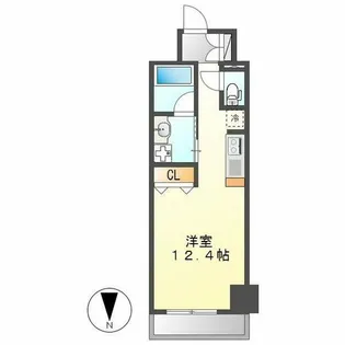 御幸レジデンス丸の内【1205号室】の間取り