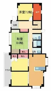 CONT KIKUTANI【1F号室】の間取り