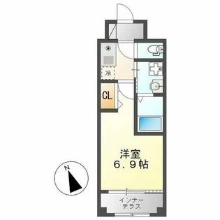 LIDIA【102号室】の間取り