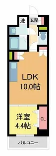 エーレックス西宮【5階】の間取り