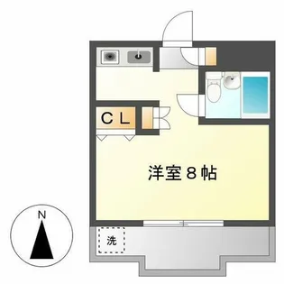 グレイス桜【306号室】の間取り