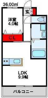 ネオハイム深町【2階】の間取り