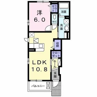 サンコート【1階】の間取り
