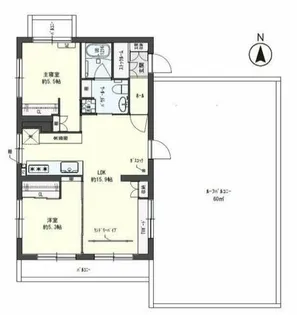 ライオンズマンション東山第1【5階】の間取り