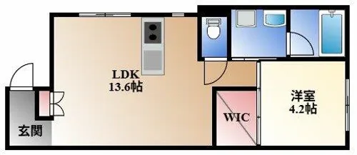 attraction【2階】の間取り