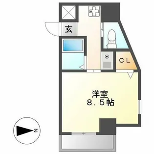 ドール新栄【201号室】の間取り