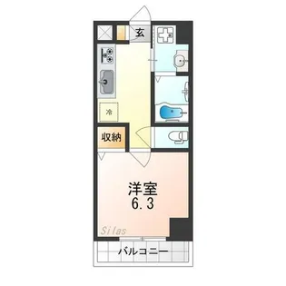 千葉・住吉【3階】の間取り