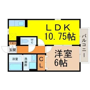 エスポワール【1階】の間取り