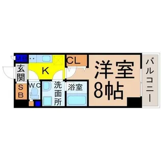 澄和レジデンス名古屋【7階】の間取り