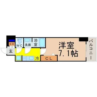 メイクスデザイン名駅南【8階】の間取り