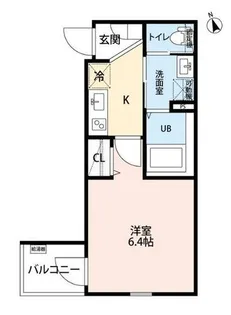 レイルズ新守山【2階】の間取り