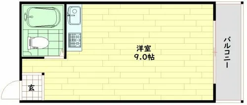 リッチモンドビル【5階】の間取り