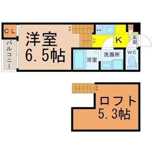 ハーモニーテラス元八事II【1階】の間取り