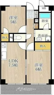 久光マンション【3階】の間取り