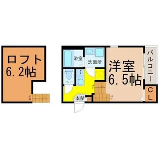 ラ・ポルト【2階】の間取り