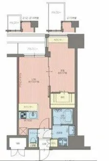 Vinoプレジオ本町【815号室】の間取り