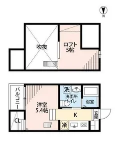 Jeunesse石場(ジュネス石場)【1階】の間取り