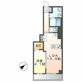 ベルク栄【301号室】の間取り