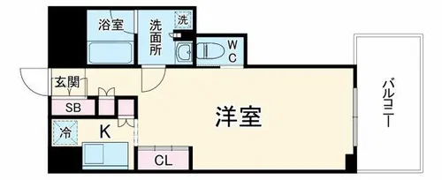 アーバネックス北浜【3階】の間取り