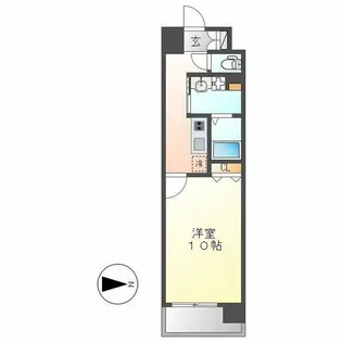 GRAMERCY SAKAE【1105号室】の間取り