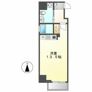 アーデン東別院【1008号室】の間取り