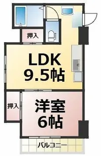 千種ハイツ【306号室】の間取り