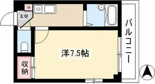 マイシャンポール【4階】の間取り