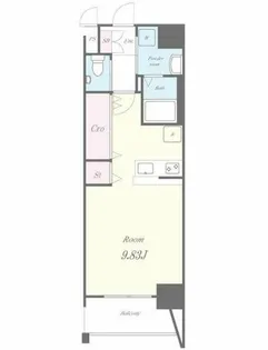 LEGEND鍛治町【10階】の間取り