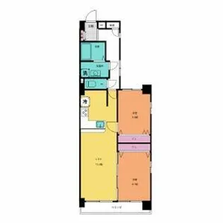 ライオンズマンション栄第2【601号室】の間取り