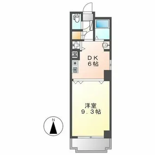 音羽壱番館金山【3階】の間取り