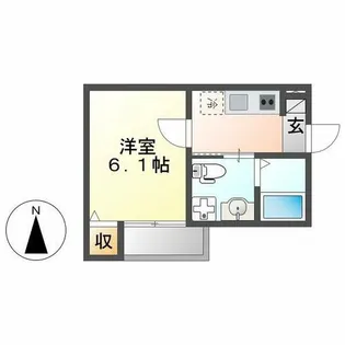 smile栄(スマイルサカエ)【201号室】の間取り