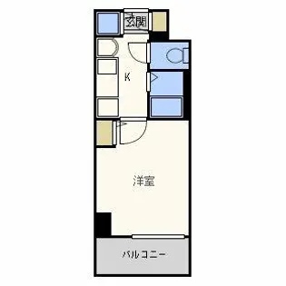 プレサンス天満ステーションフロント【11階】の間取り