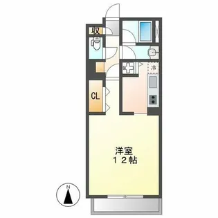 プリモーラ鶴舞公園【302号室】の間取り