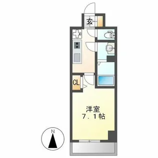 P’s imaike【202号室】の間取り