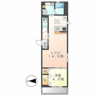 シリウス【203号室】の間取り