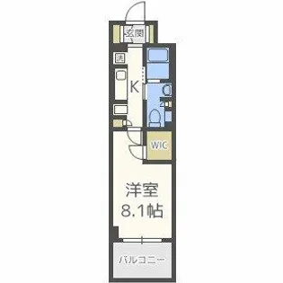 コンフォリア北堀江一丁目【13階】の間取り
