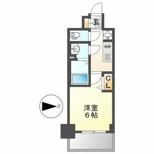 プレサンス丸の内アドブル【9階】の間取り